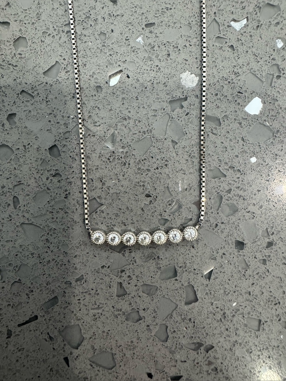 Touchdown Crystal by Swarovski Society Bar Necklace, NIB